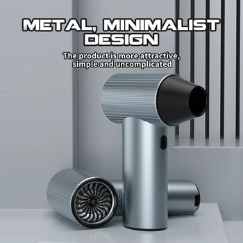 X7-soplador violento con Motor sin escobillas, velocidad del viento, 45 m/s, 40mm, Turbo Jet Fan con 3 boquillas, soplado de polvo, limpieza de teclado, soplador de aire