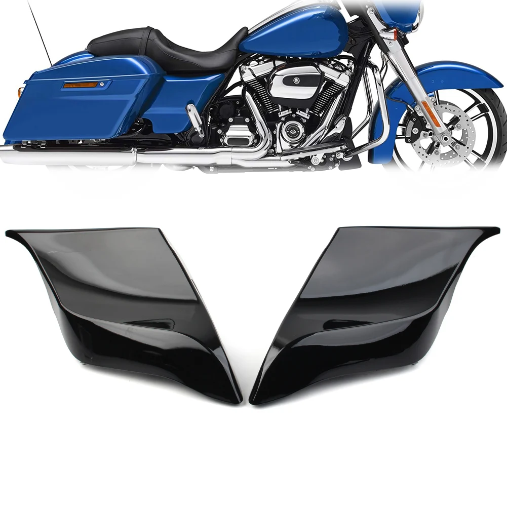 

Глянцевая черная растягивающаяся боковая панель для мотоцикла Harley Touring Road Street Glide 2014 2015 2016 2017 2018 2019 2020 2021