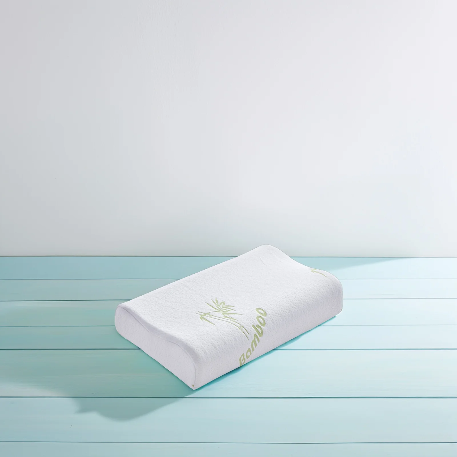 Latex Pillow Cover 60X40Cm Bamboo Fiber Memory Neck Support Cervical Orthopedic Pillow Case For Back Stomach Sleepers
