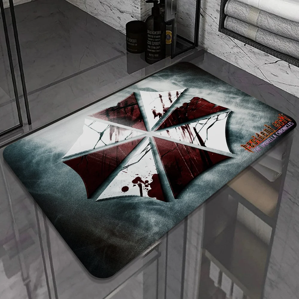 Horror Movie Umbrella Corporation Room Mats Retro Multiple Choice Living Room Kitchen Rug Non-Slip Welcome Rug