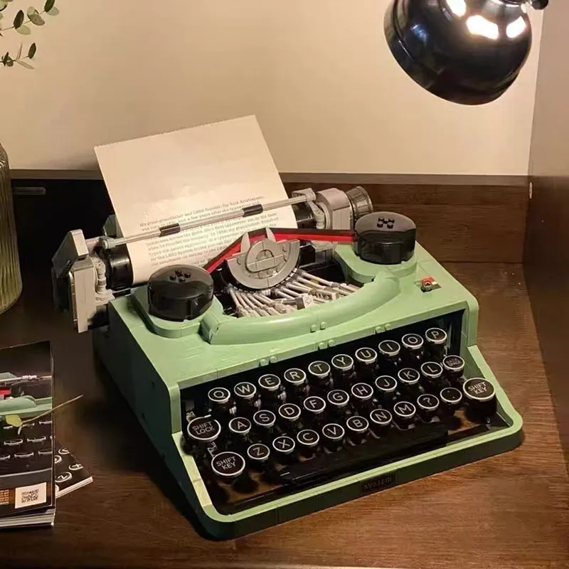 idees-machine-a-ecrire-21327-ensemble-de-blocs-de-construction-pour-adultes-modele-d'exposition-retro-a-collectionner-jouets-uniques-cadeaux-pour-enfants-decoration-de-la-maison