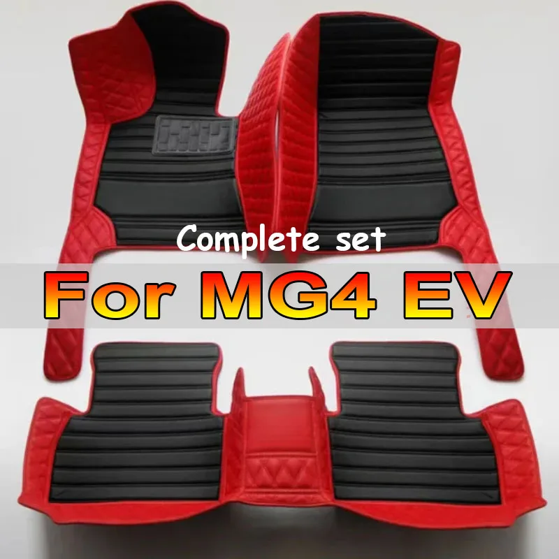 

Car Floor Mats For MG4 EV MG Mulan EH32 2022 2023 2024 Hatchback Rug Leather Mat Cubre Pisos Para Autos Car Accessories Interior