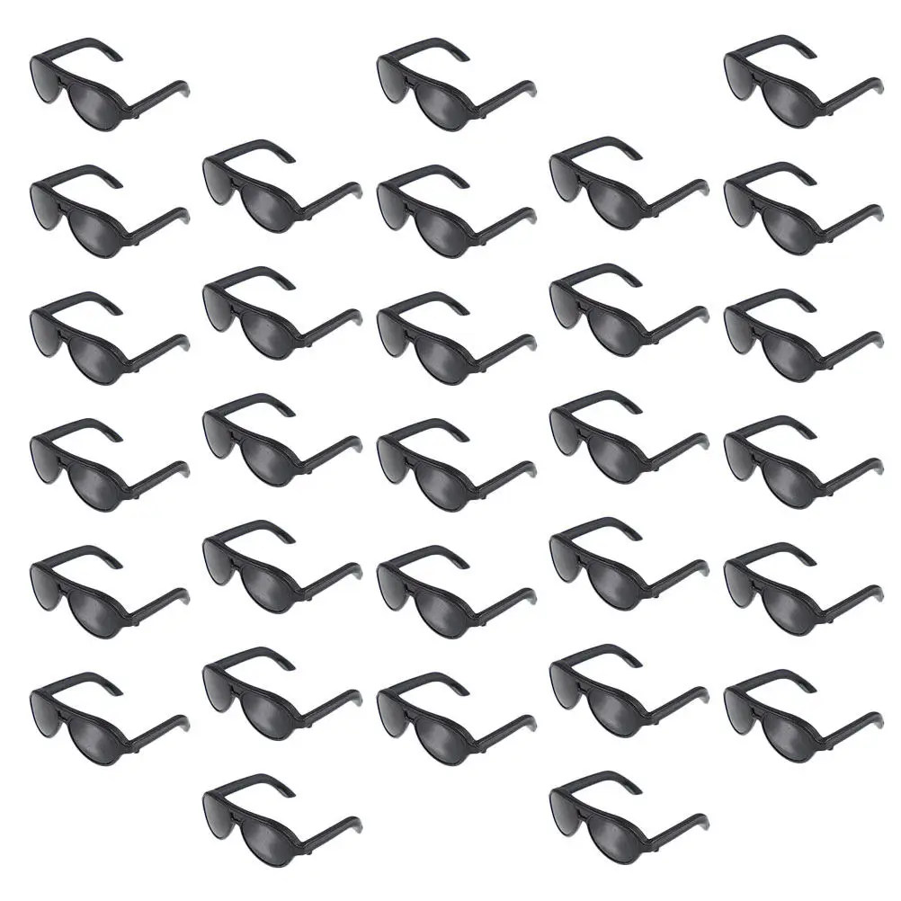 

50Pcs Mini Sunglasses for Stylish Pretend Play Props Lightweight Plastic Eyewear DIY Decoration Accessories
