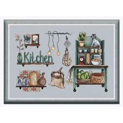 12258 Cross Stitch Kits Sets For Embroidery Cross-stitch Cross Stitch Complete Kit Stich Cross Stitch Set Needle Arts & Craft
