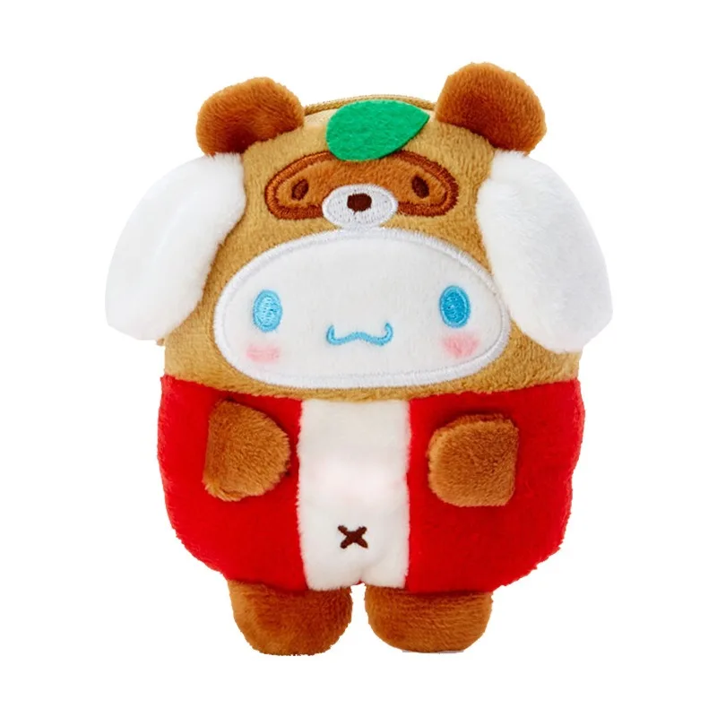 Kawaii Sanrio Kuromi Plush หูฟังกระเป๋า MyMelody Pompom Purin น่ารัก Mini Series กระเป๋ากระเป๋าสตางค์จี้กระเป๋าเป้สะพายหลังวันหยุดของขวัญ