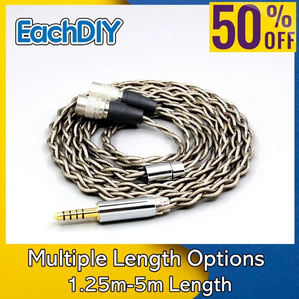 

Shield Graphene Silver Plated + Pure Silver Hifi Earphone Cable For Mr Speakers Alpha Dog Ether C Flow Mad Dog AEON 7939