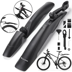 2Pcs Bike Fenders Mudguard Adjustable Bicycle Mud Guard Dustproof Bike Fender Universal Bicycle Mudguard Cycling Accessories