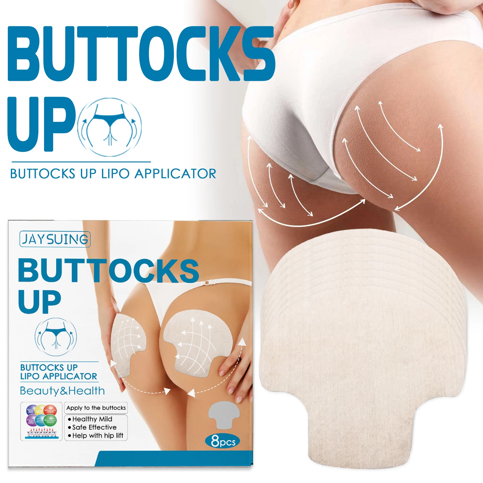 Jaysuing Hip lift patch Tighten buttocks, highlight hip curves, perk buttocks, peach buttocks shaping non-woven fabric patch