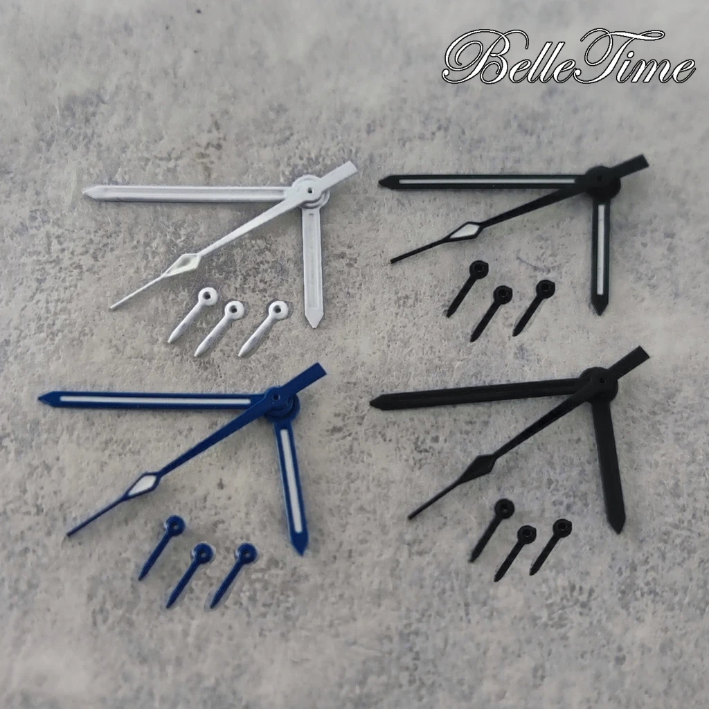 Aiguilles de montre pour VK63 VK64, noir/noir, gris/blanc/bleu, accessoires, mouvement à Quartz, haute qualité, vert lumineux ﻿