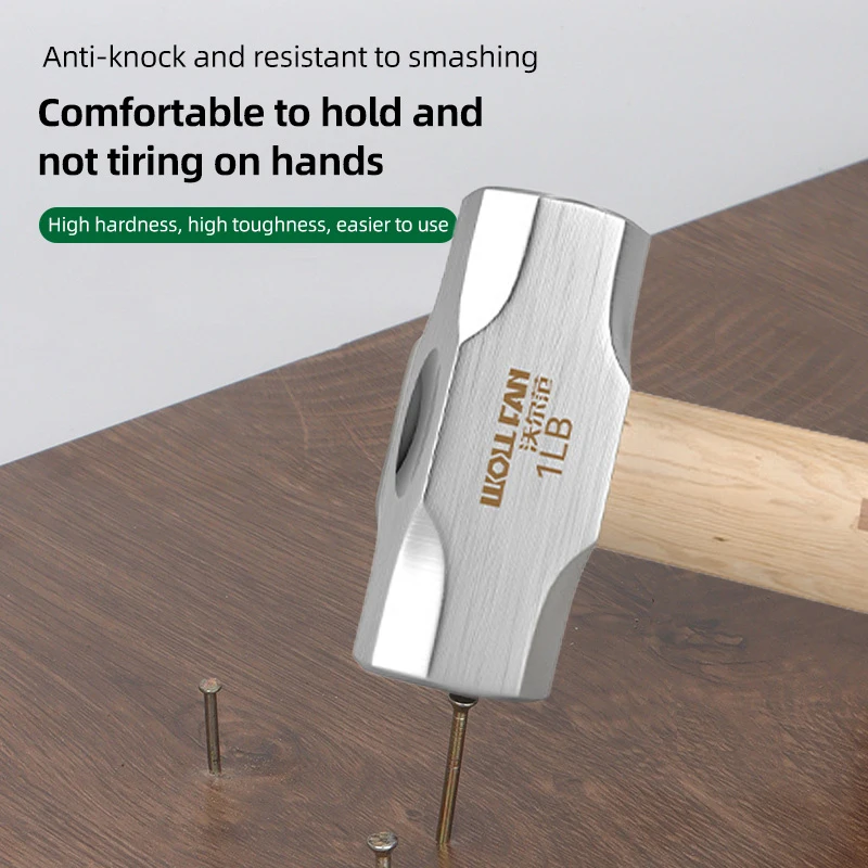Small Hammer Mini Claw Hammer Head Fitter Hammer Octagonal Hammer Multifunctional Integrated Nail Hammer Nail Hammer Woodworking