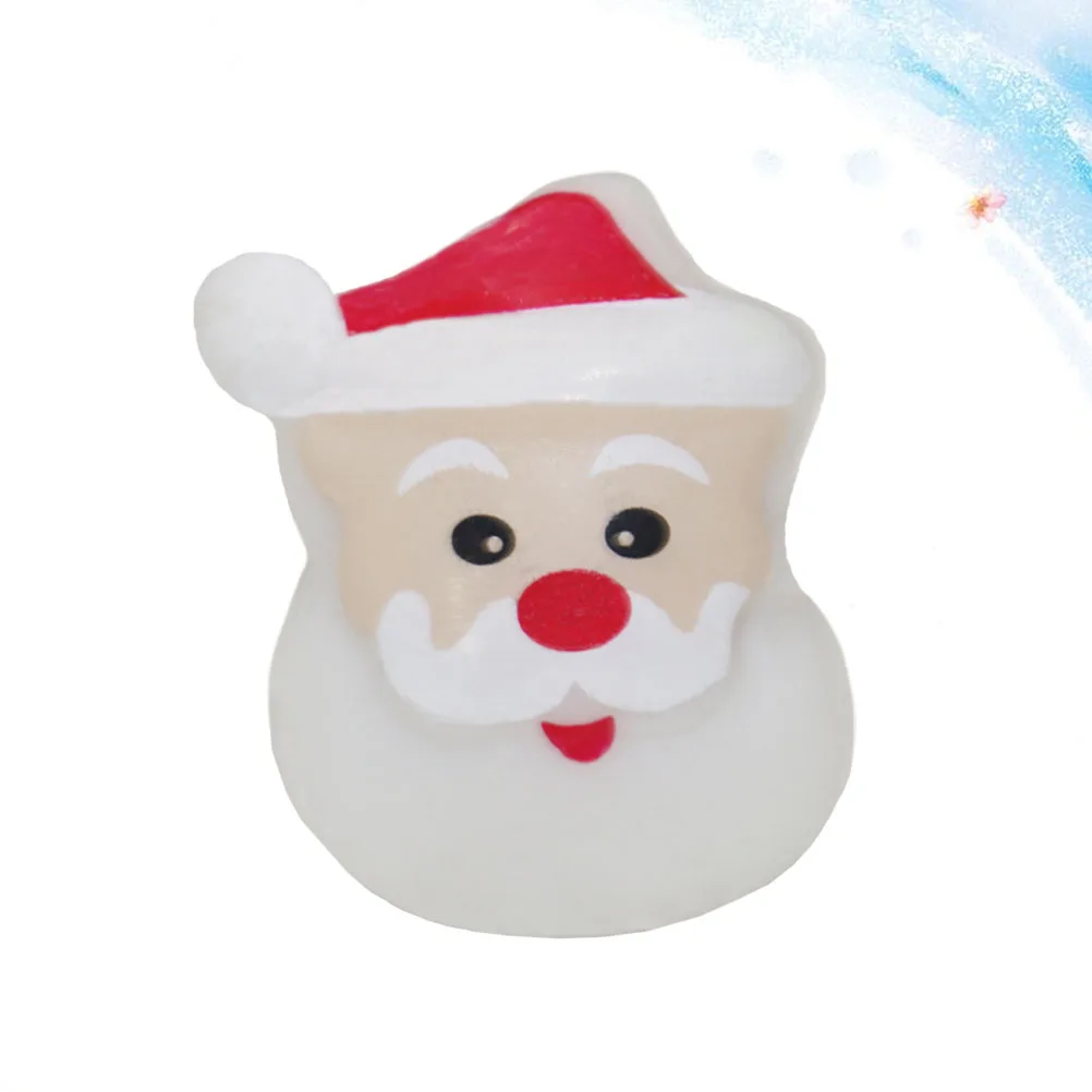 

6Pcs Flashing Finger Christmas Santa Design Party Favors Gifts Novelty Glowing Toy Decorations