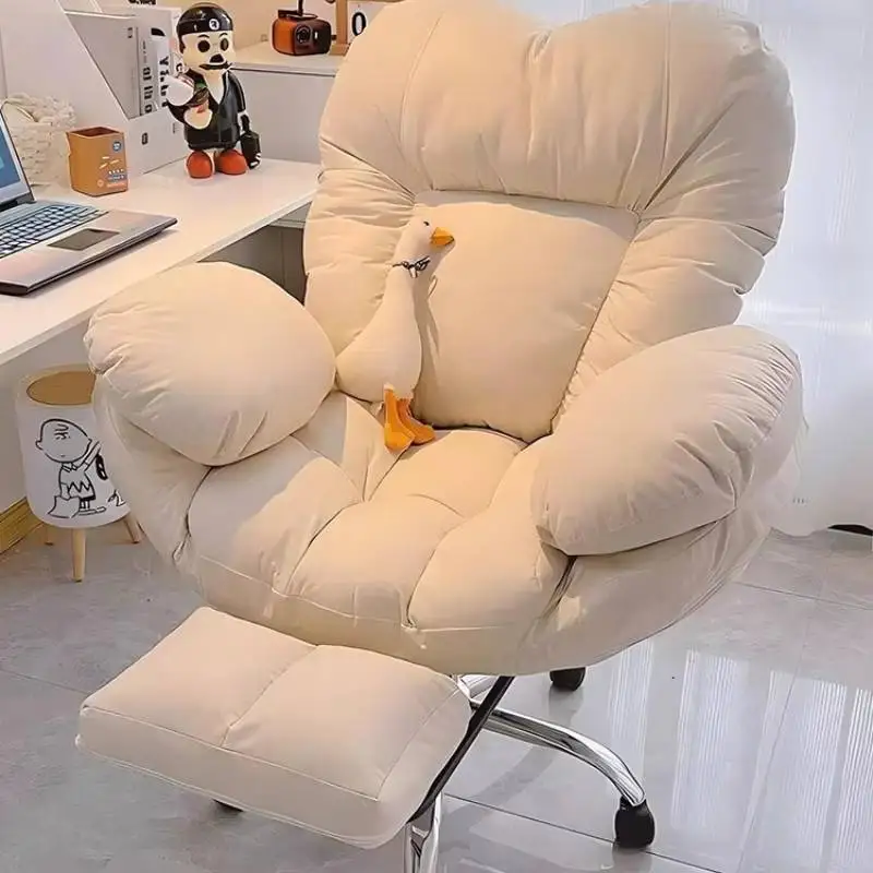 كراسي مكتب فاخرة مريحة كراسي مكتب مصممة باللون الأزرق والأبيض وأثاث مريح رخيص الثمن من Cadeira De Escritorio