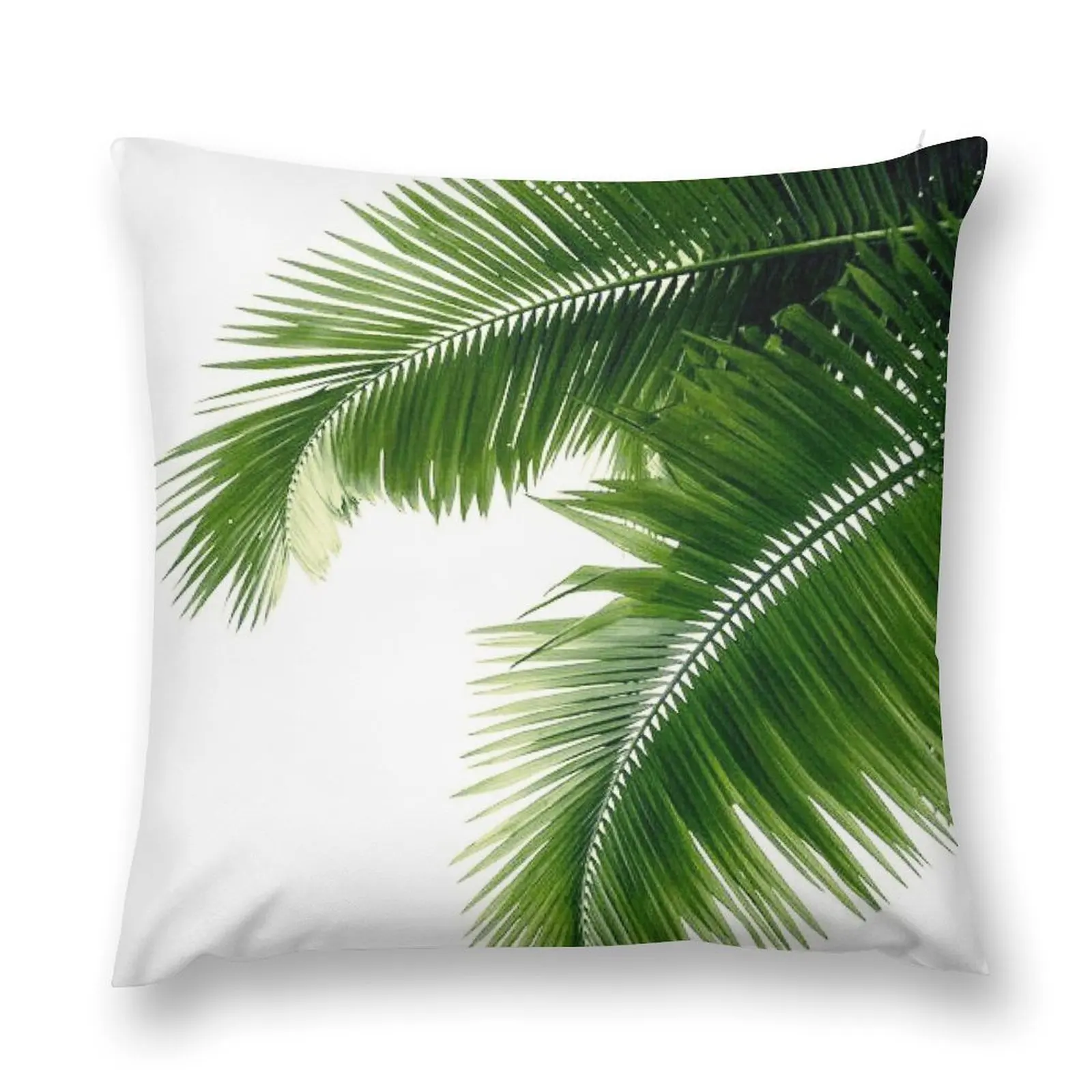 

Tropical Palm Leaves Throw Pillow christmas cushions covers Decorative Cushion Cover pillow