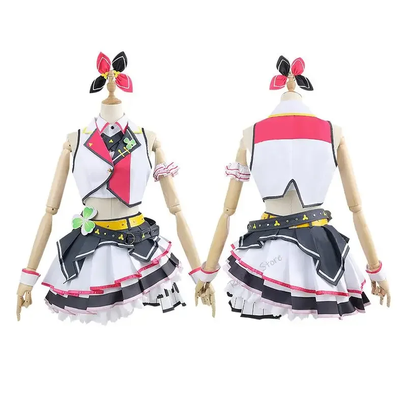 Kiritani Haruka Cosplay Hanari Minori Momoi Airi Hi no Mori Shizuku Cosplay Anime Progetto Sekai Costumi di Scena Colorati