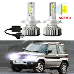 2PCS Led Headlight Bulbs H4 For Mitsubishi Pajero Shogun Montero Sport Pinin High/Low Beam Canbus