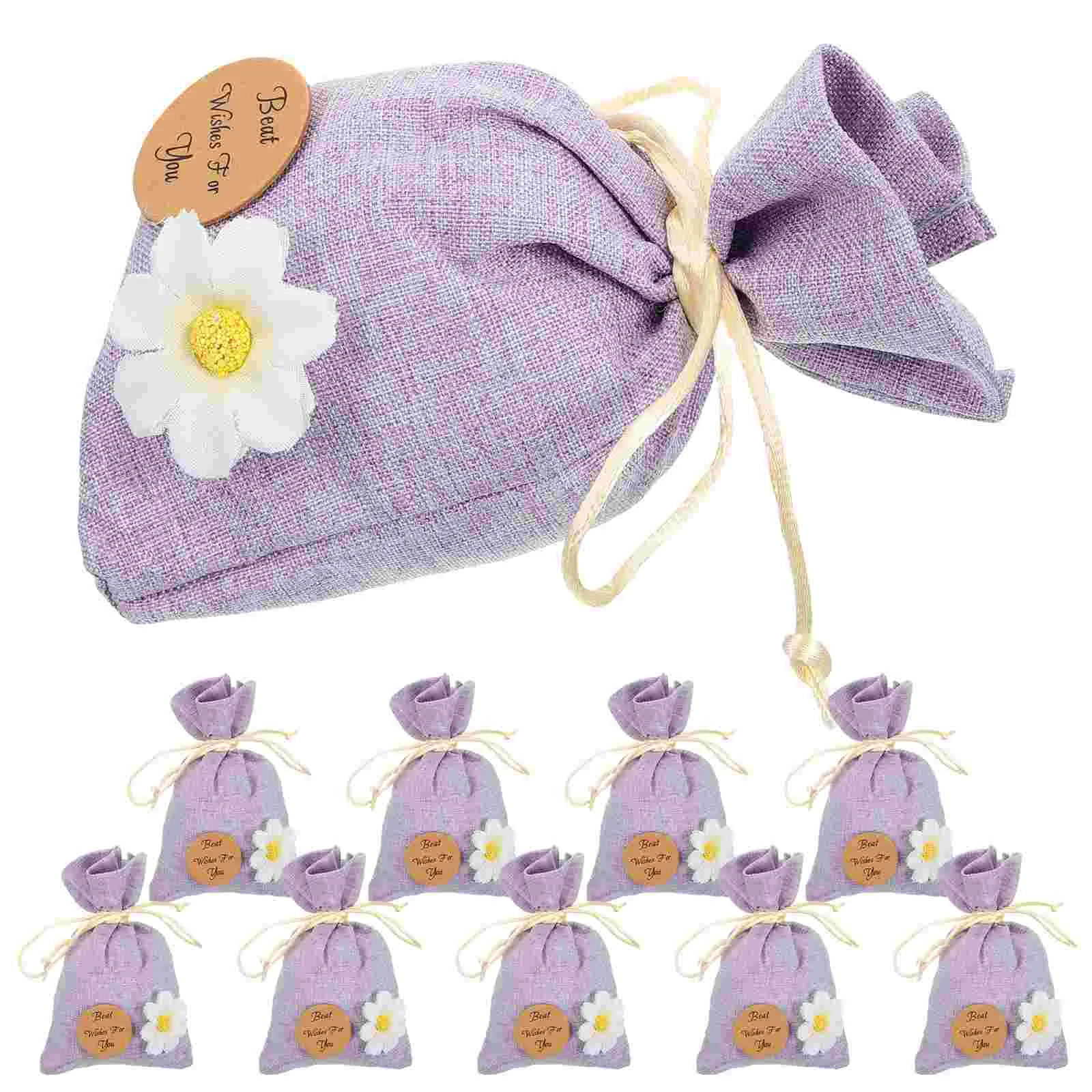 Perfume Sachet Holder Lavender Bag Gift Fragrance Sachets Portable Muslin Drawstring Bags