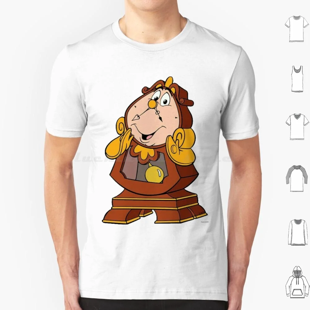 Cogsworth T Shirt Cotton Men Women Diy Print Cogsworth Pendulum Lumière