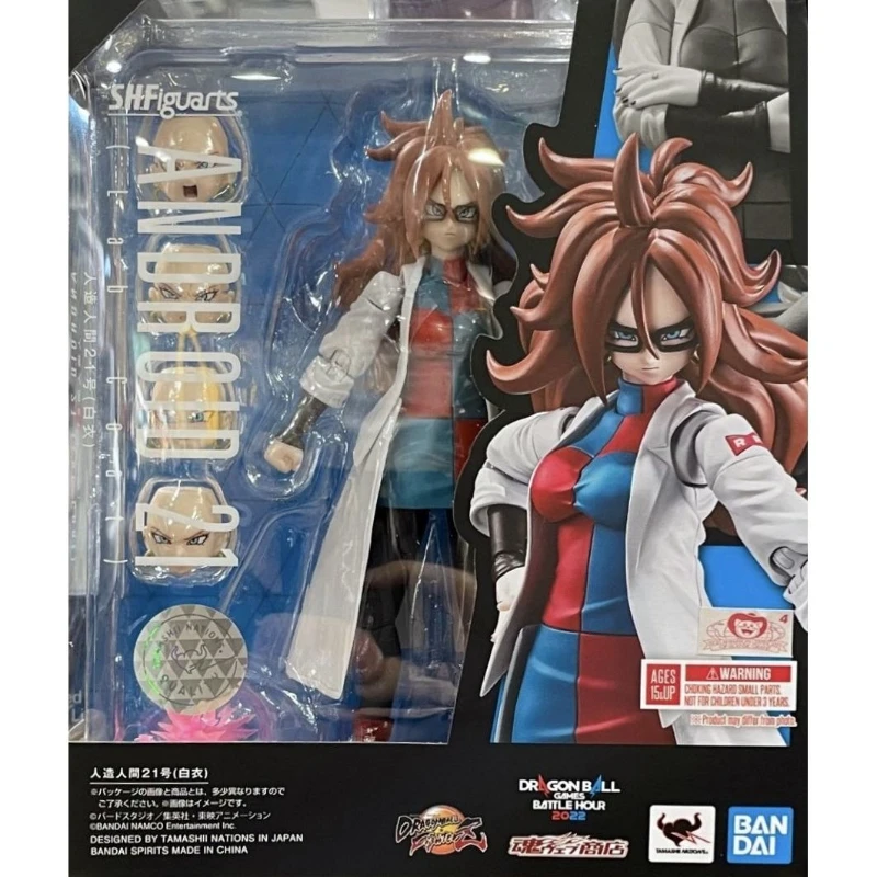 

Bandai SHF Dragon Ball Artificial Man No. 21 White Edition Female Doctor Moving Character Model in stock