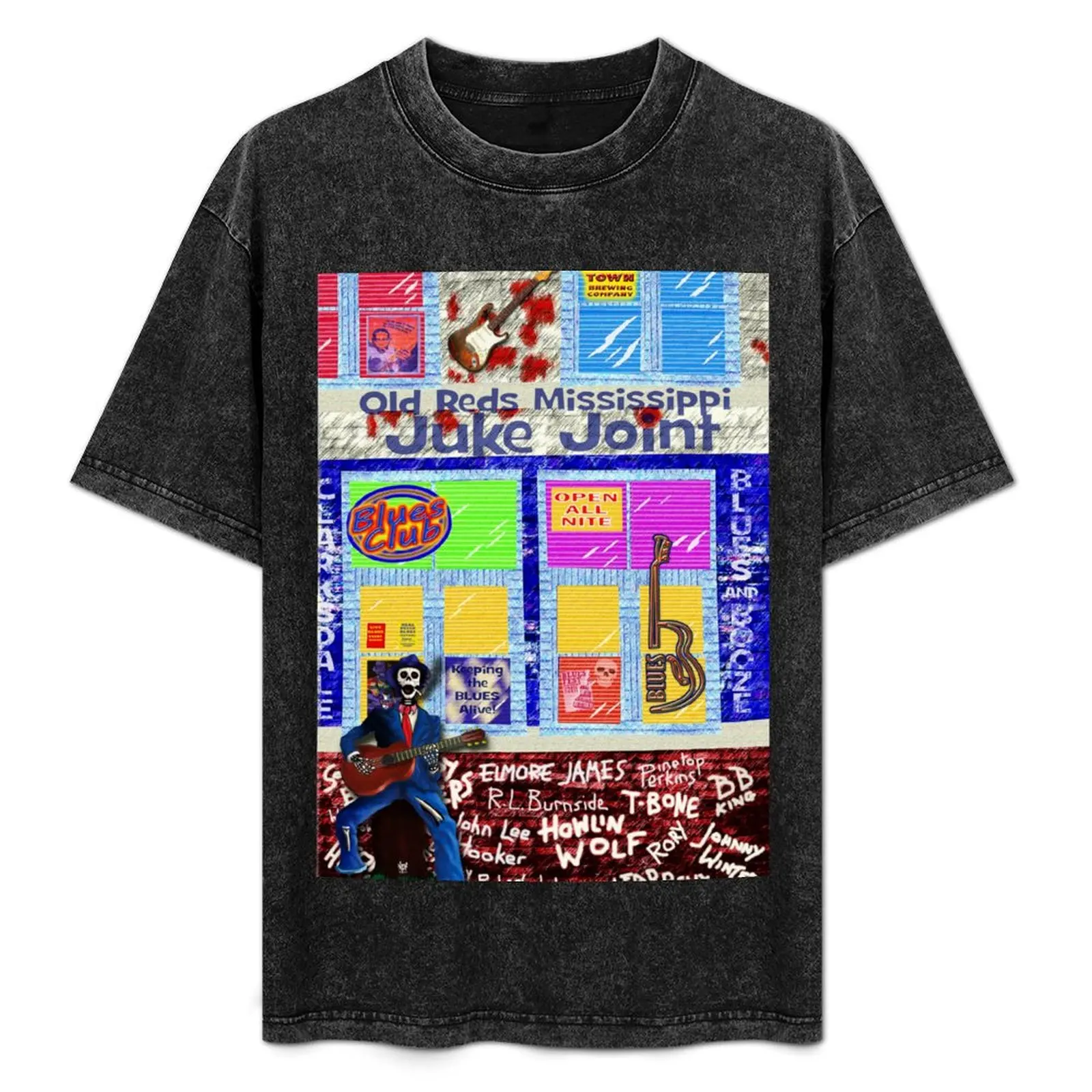 

HOME OF THE BLUES T-Shirt funny t shirts cotton man t shirt cotton funny t shirts dark humor shirts cotton 100% T-Shirt