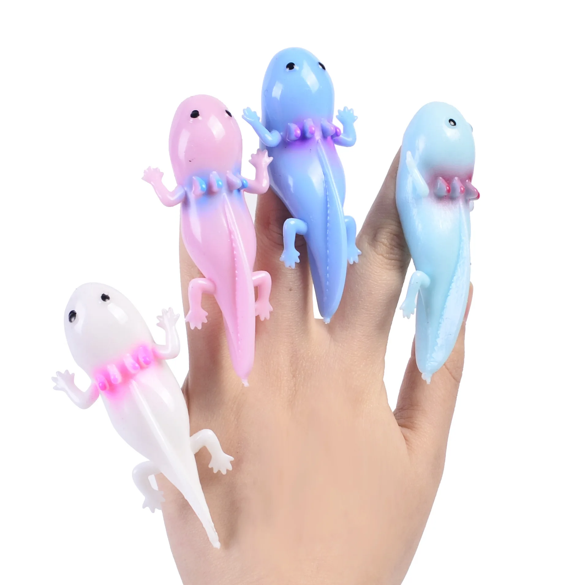 Leuke Katapult Lancering Salamander Vinger Katapult Speelgoed Bouncy Truc Speelgoed Kinderen Stress Grappige Rekbare Katapult Speelgoed Party Gift