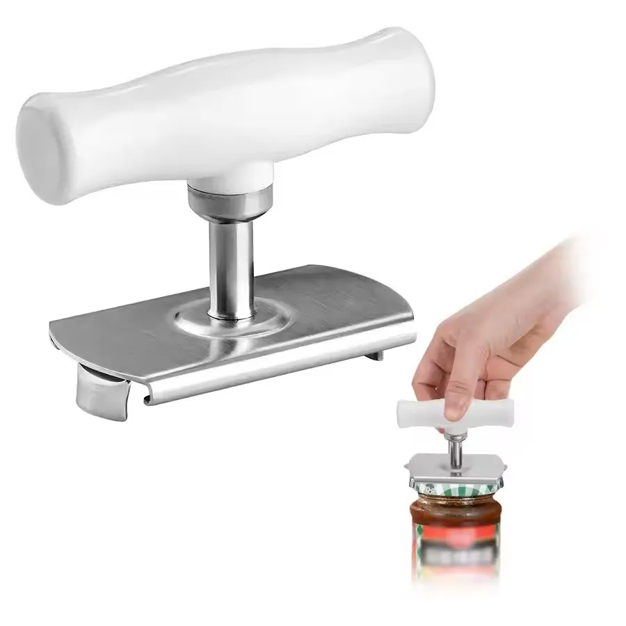 

Stainless Steel Multi-Function Bottle Jar Opener - Adjustable, Labor-Saving Kitchen Gadget with Good Grips deal for Seniors Kids