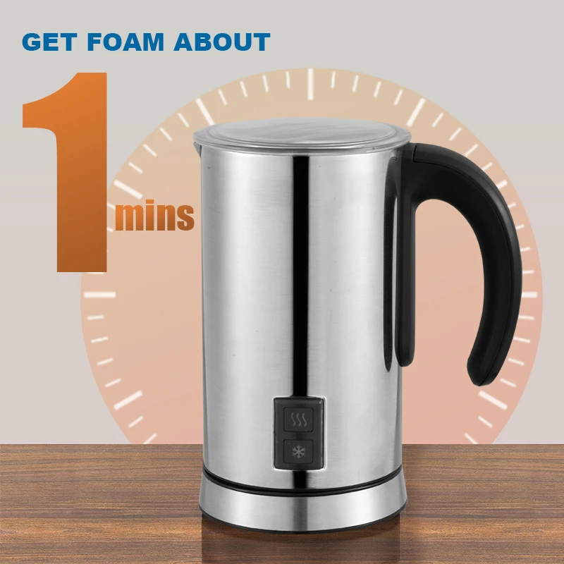 Novo Espuma de leite elétrica de aço inoxidável máquina automática de fazer espuma de leite