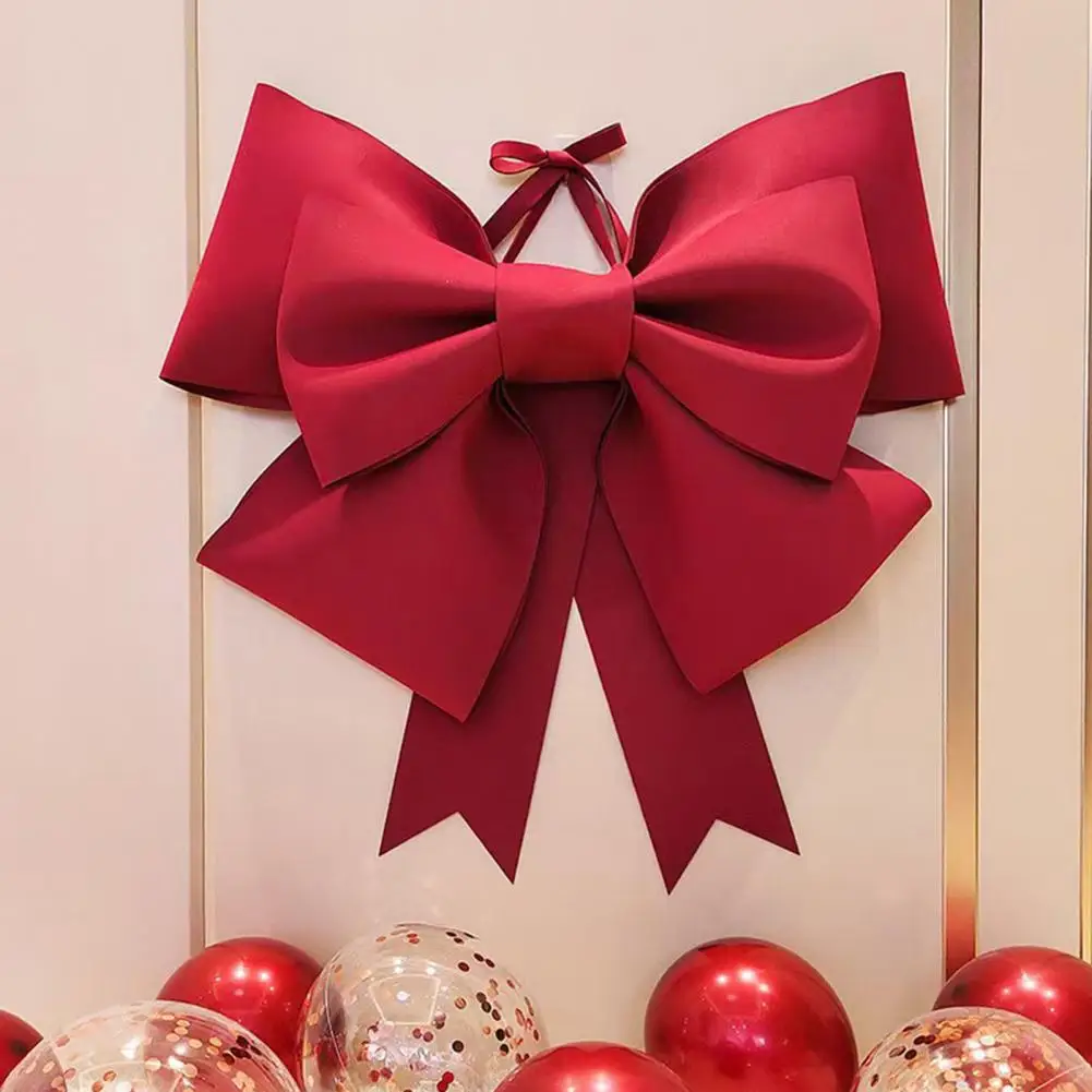 Multi-layer Pleated Bow Decoration Christmas Bowknot Decoration Christmas Bowknot Diy Kit Velvet Satin Multi-layer Bow