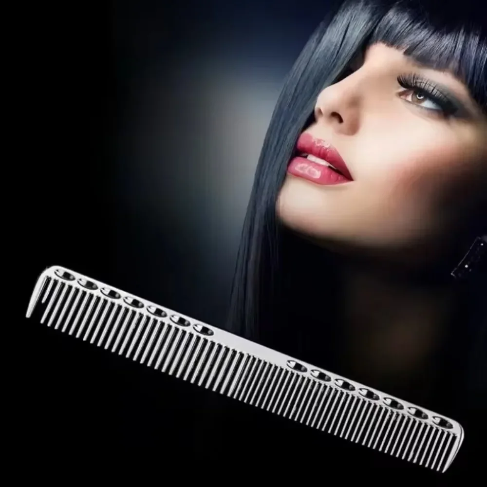 Space Aluminuml Hair Comb Pro Hairdressing Combs расческа для волос Hair Cutting Dying Hair Brush Barber Tools Salon Accessaries