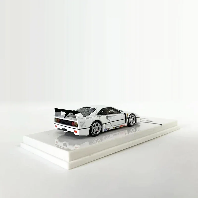 Tarmac Works 1:64 Alloy Model Car F40 Lightweight Die-Cast Sport Vehicle -White