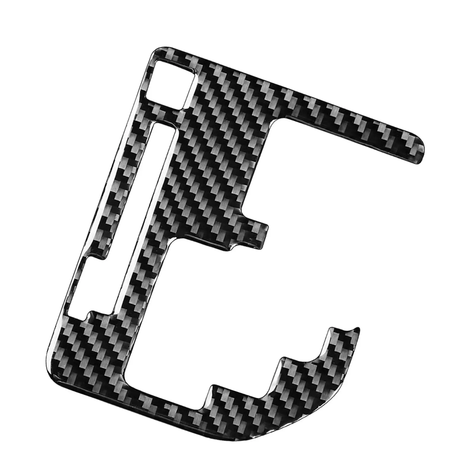 Carbon Fiber Car Interior Gear Shift Panel cover Stickers Decorations for easy to sticks to your car and won't fall off.