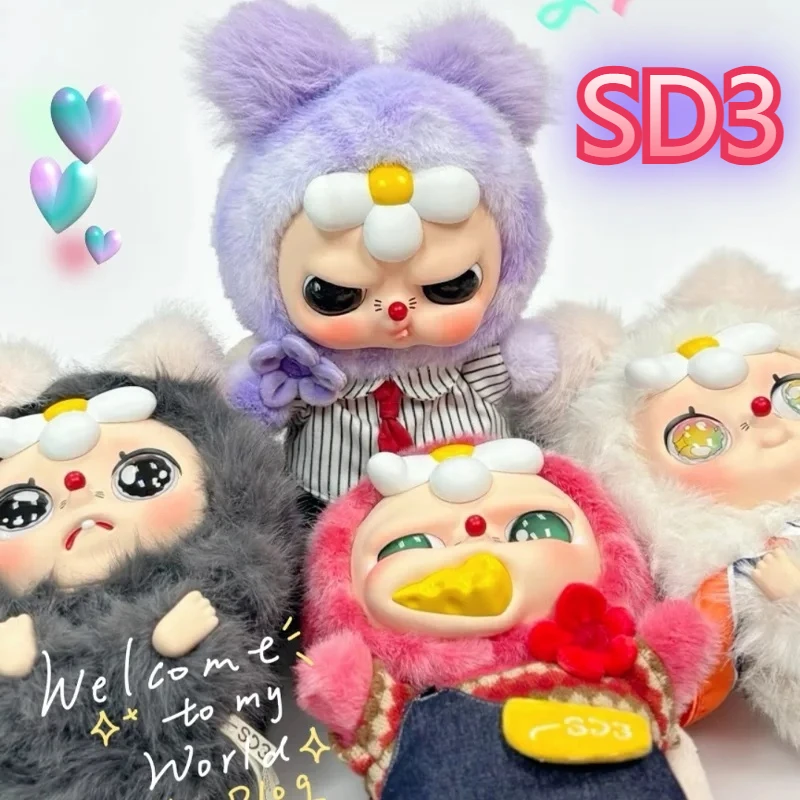 

[В наличии] Sd3 Эмоциональные способности Серия Плюшевая глухая коробка 400% Большая кукла Симпатичная кукла Sd3 Hug Спальня-компаньон Детский подарок на день рождения