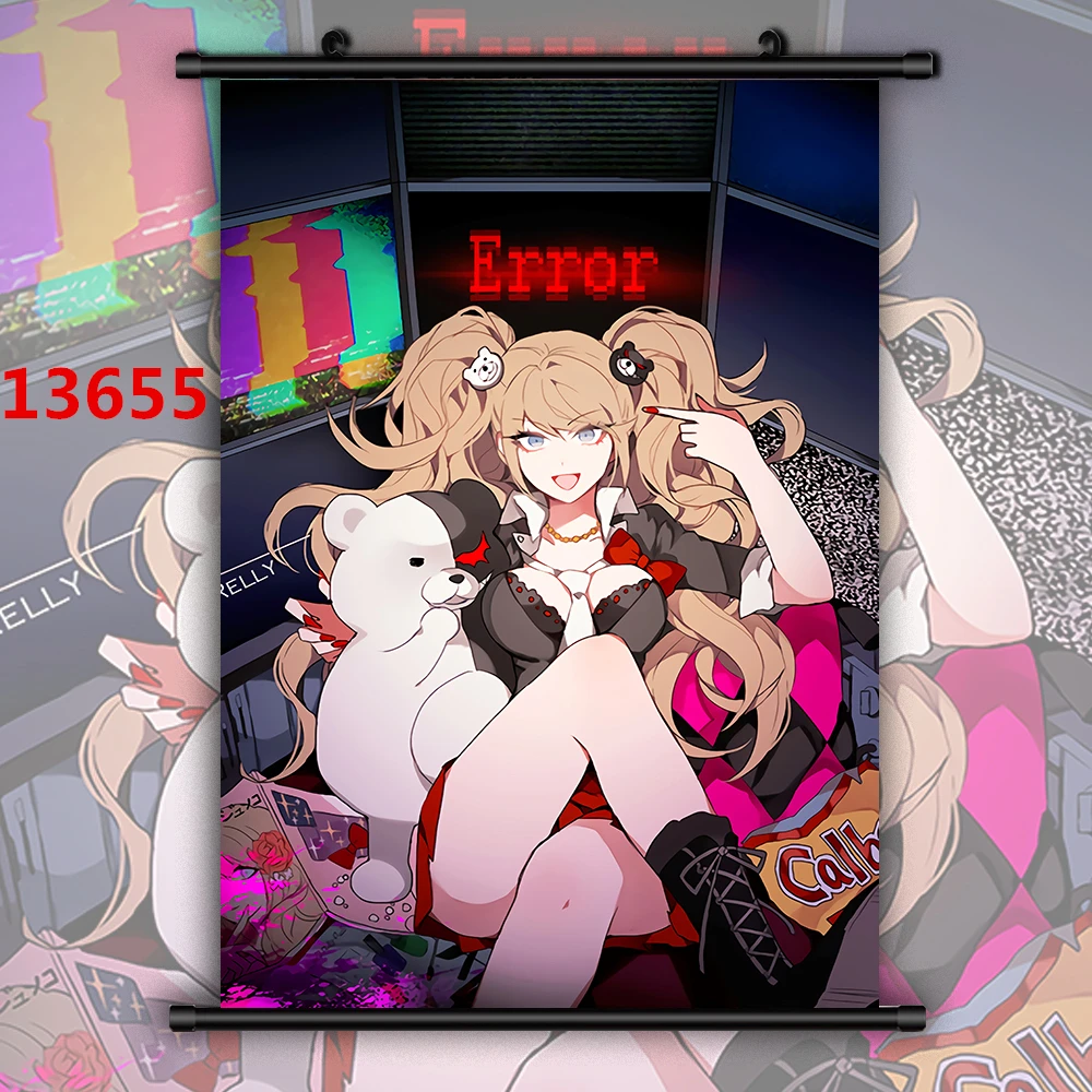 Canvas Painting Pictures Danganronpa Enoshima Junko Prints Wall Art Wall Decor Animation Posters for Home Decoration No Frame