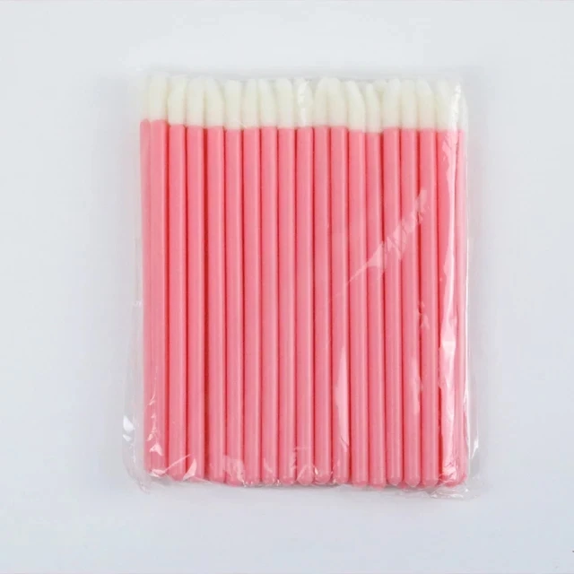 Groothandel 50/100 stuks Wegwerp Wimperborstel Mascara Applicator Wand Ogen Lip Cosmetica Borstels Extension Cosmetische Make up Gereedschap