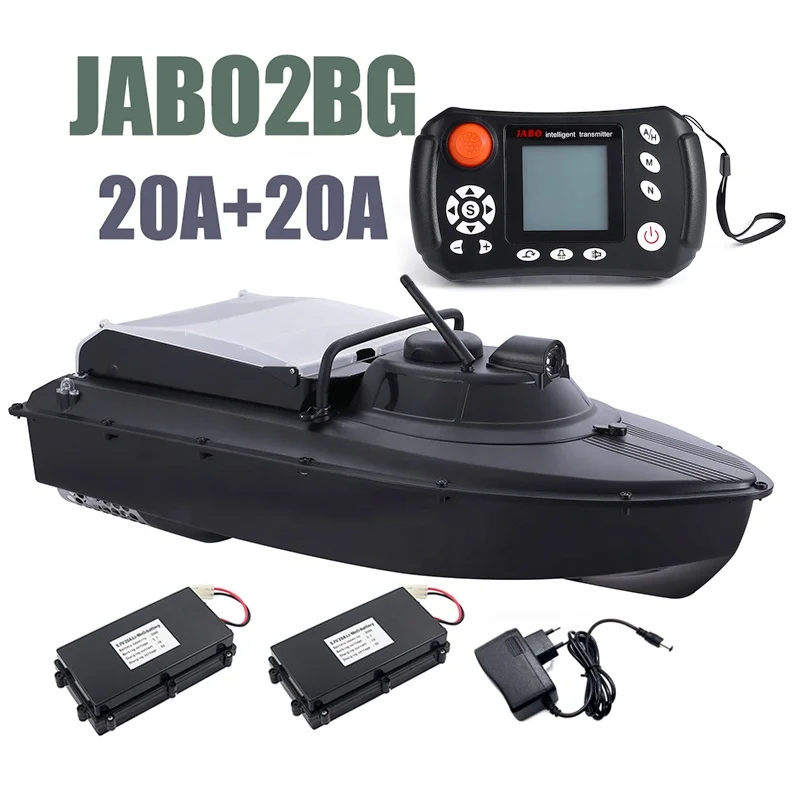 Немецкий склад JABO2BG 20A * 2 с двумя батареями, эхолот, GPS, автопилот, эхолот, эхолот, пластиковый корпус, Jabo, радиоуправляемая рыболовная приманка, лодки Немецкий склад JABO2BG 20A * 2 с двумя батареями, эхолот, GPS, автопилот, эхолот, эхолот, пластиковый корпус, Jabo, радиоуправляемая рыболовная приманка, лодки