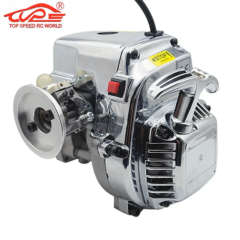 حافظة كروم أو بلاستيكية ومبتدئ سحب لأجزاء محرك 1/5 Hpi Rovan Km Rofun Baja Losi 5ive-t Dtt Fid Ql Gopad Redcat Rcmk