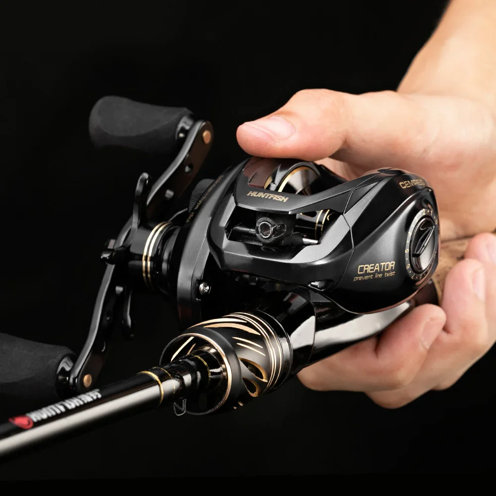 Newbility 2.1M 2.4M Carbon Fiber Fishing Rod And 7.2:1 Ratio Reel Full All Set Casting Kit Fishing Combo