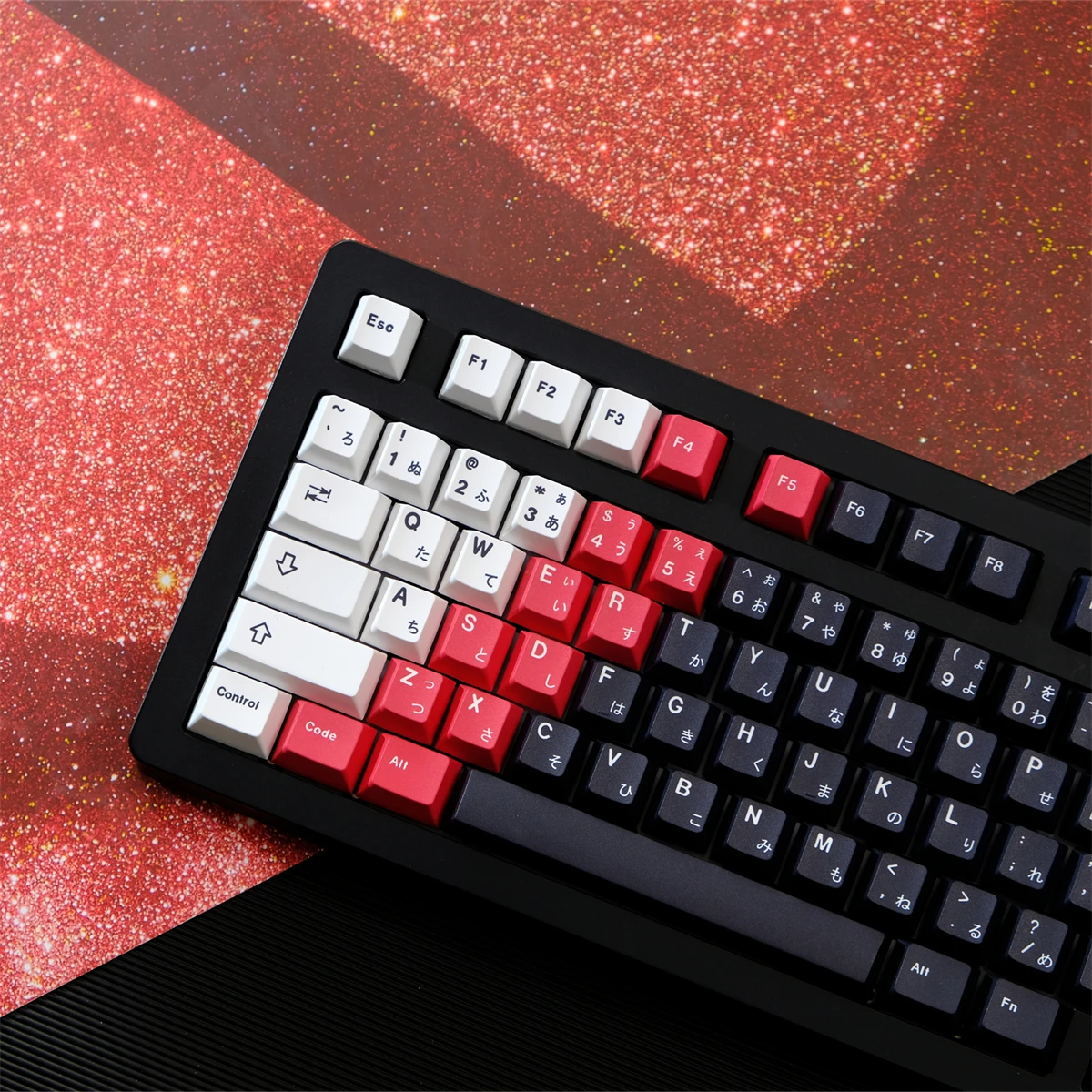 Imagem -04 - Samurai Dye Sublimação Keycaps 129 Chaves Keycap Perfil Cereja Switches mx Teclado Mecânico Cor Gradiente