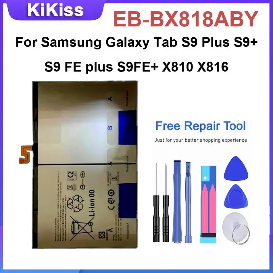 

EB BX818ABY Replacement Battery For Samsung Galaxy Tab S9 Plus S9+ FE S9FE+ X810 X816
