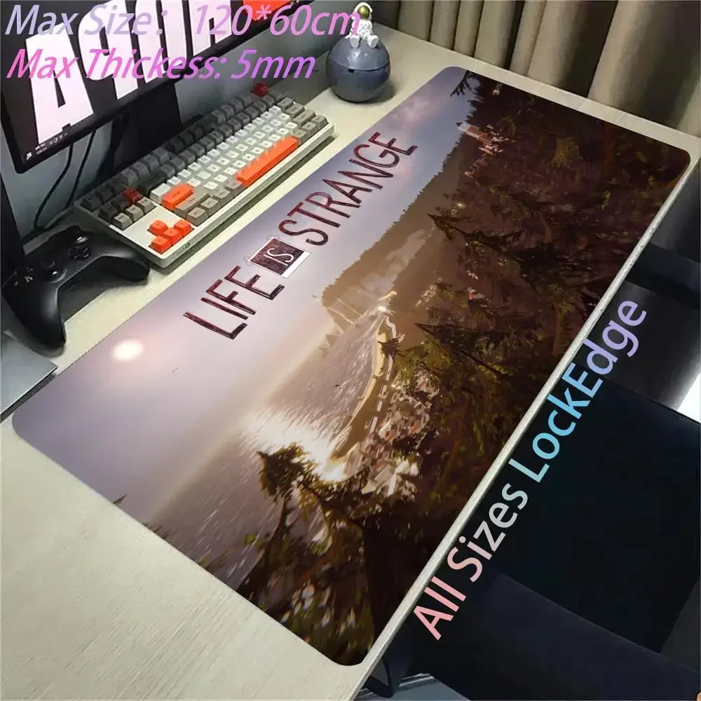Life is Strange Large Gaming Mouse Pad Computer Mousepad PC Gamer Laptop Mouse Mat Office Mausepad XXL Keyboard Mat Desk Pad