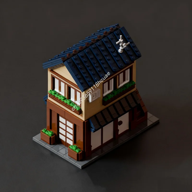 1099 Uds. Casa MOC nan modelo bloques de construcción ladrillo Modular idea para niños juguetes DIY cumpleaños montar regalos de navidad