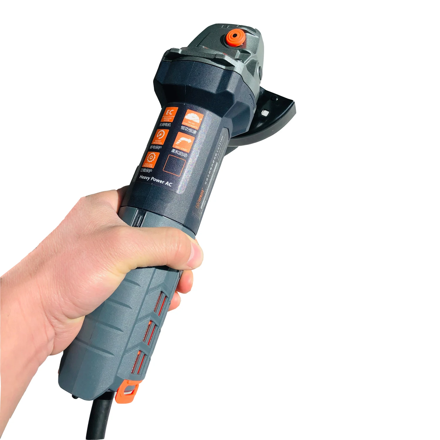 

5-inch 125mm 9500 rpm Heavy Duty BL Motor AC Corded Brushless Angle Grinder 1550W Electric Professional Power Tools