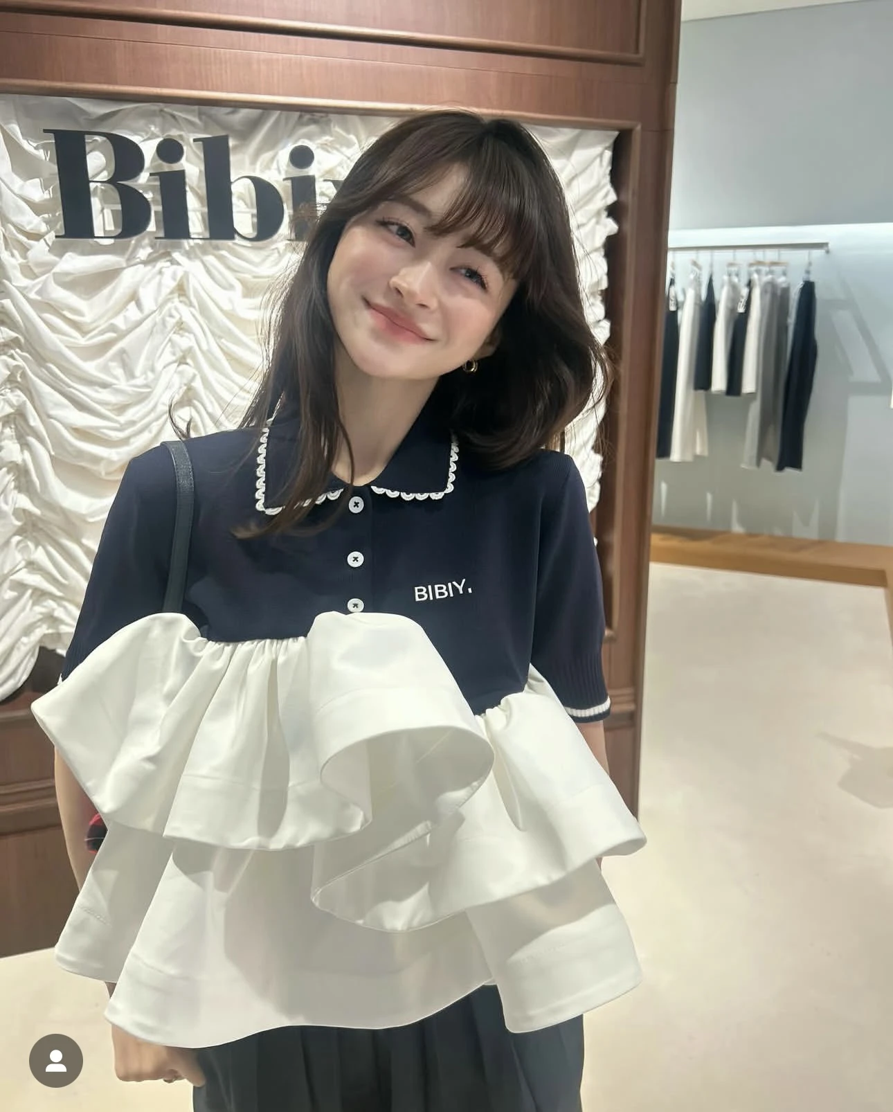 Japanese Sweet Knit Splicing Shirt Summer New 2025 Girl's Woman's Slim Fashion Fluffy Short-sleeved Top Daily Basic Blouses