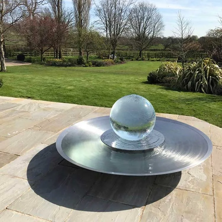 Steel decoration modern water pond garden park fountain