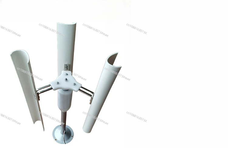 Vertical axis wind and energy generator model, three-phase brushless motor, windmill toy, night light production