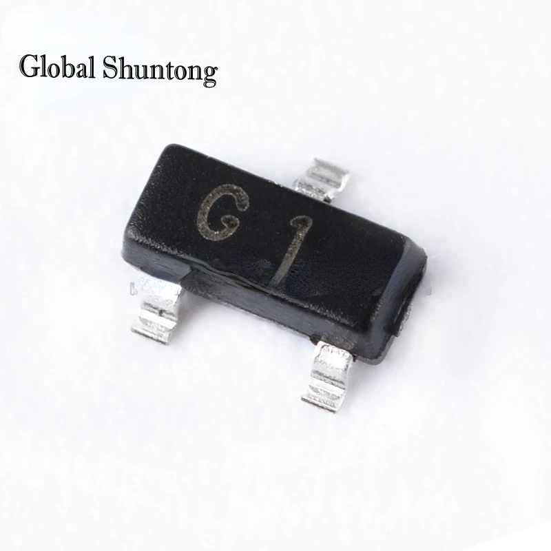 100 Buah Kit Transistor SOT-23 Set Beragam S9012-S9014 BAV90 BAV70 MMBT5551 15 Jenis Kit Triode SMD Set Transistor SOT23