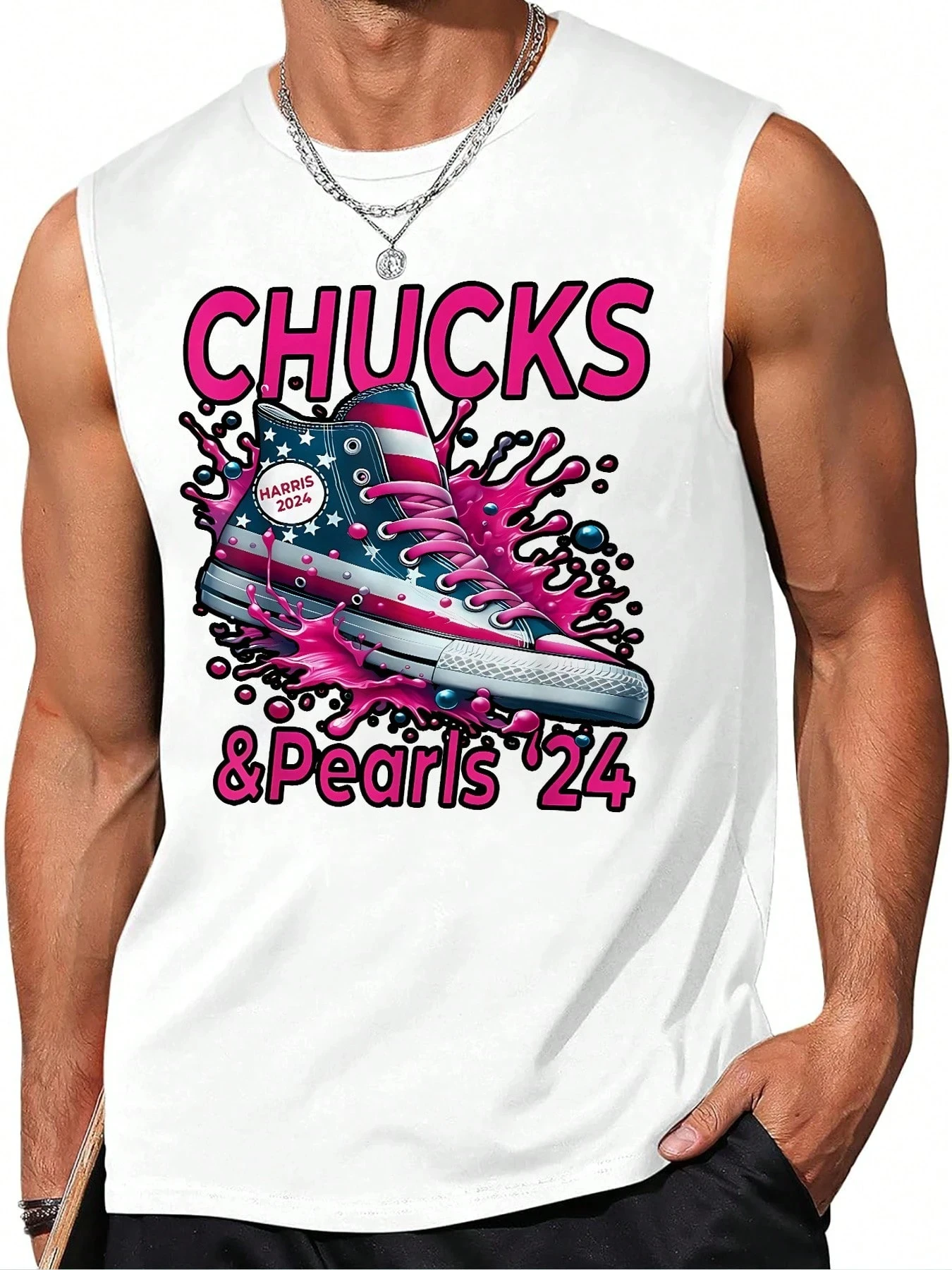 

American Flag Printed Men's Tank Top Patriotic Tank Top Ideal Choice For Summer Casual Wear Oversized Shirt Men Clothing Tee Top