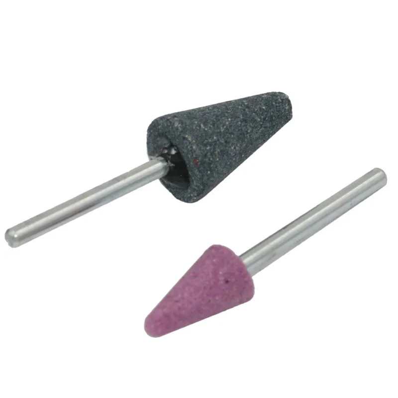 10 قطعة/المجموعة السيراميك شنت طحن الحجر لطحن تلميع نحت و الصقل الألومنيوم أكسيد المواد 1/4 ''عرقوب