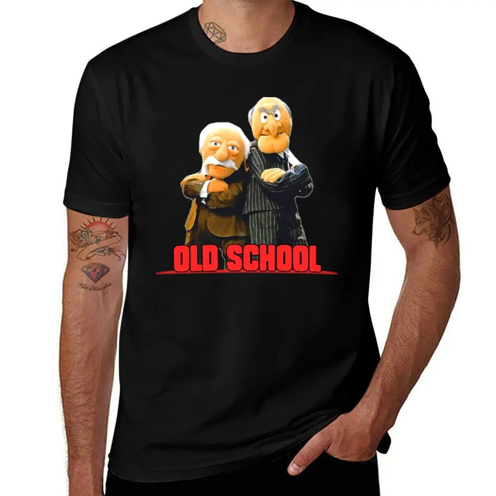 

Футболка statler and waldorf, мужская футболка из 100% хлопка, мужская роскошная футболка