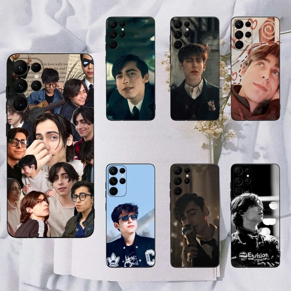 Aidan Gallagher Actor Phone Case For Samsung Galaxy A20,A21s,A22,A31,A32,A52,A53,A72,73,A80,A91 Soft Black Cover