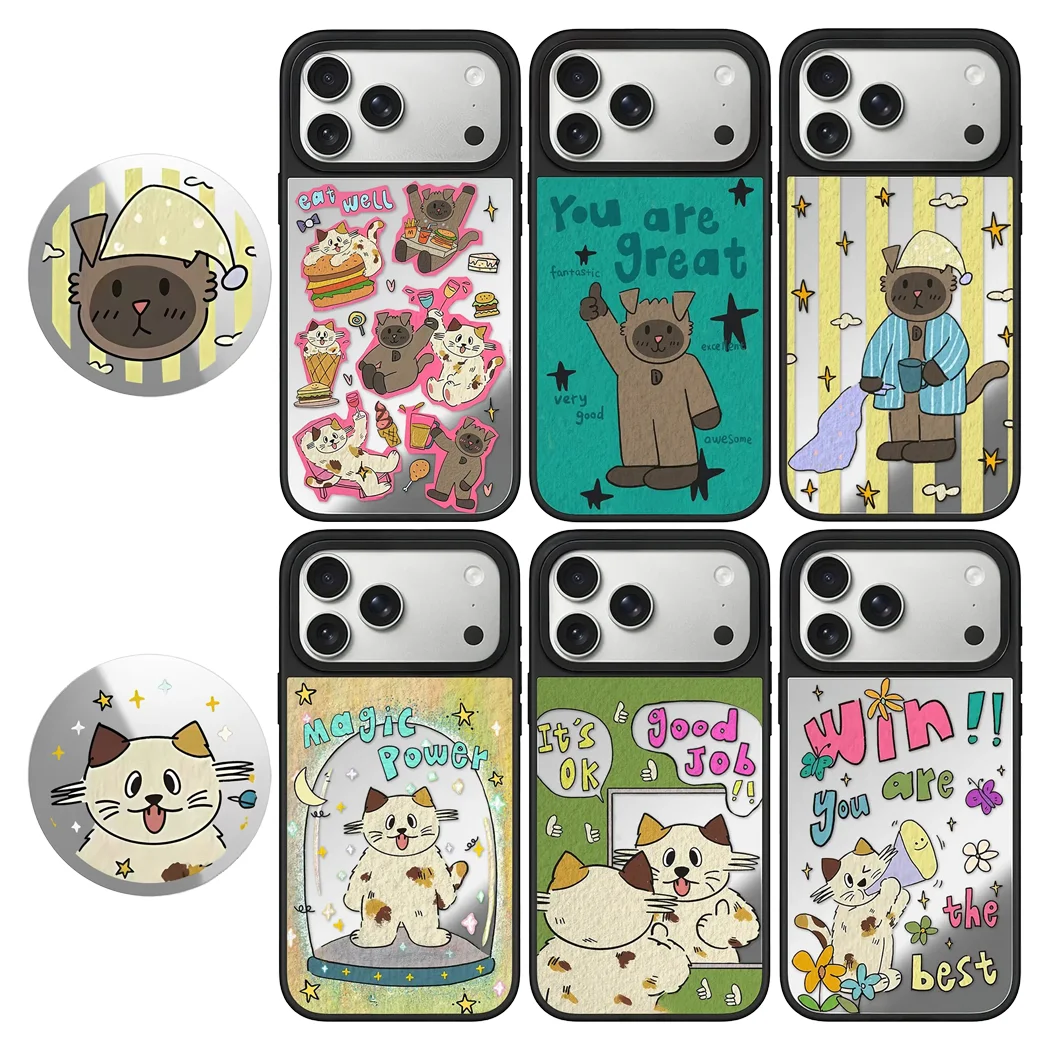 

You Are Great Mirror Surface Magnetic Phone Case Cover for IPhone 12 13 14 15 16 17 Pro Max Case for IPhone 17 Air